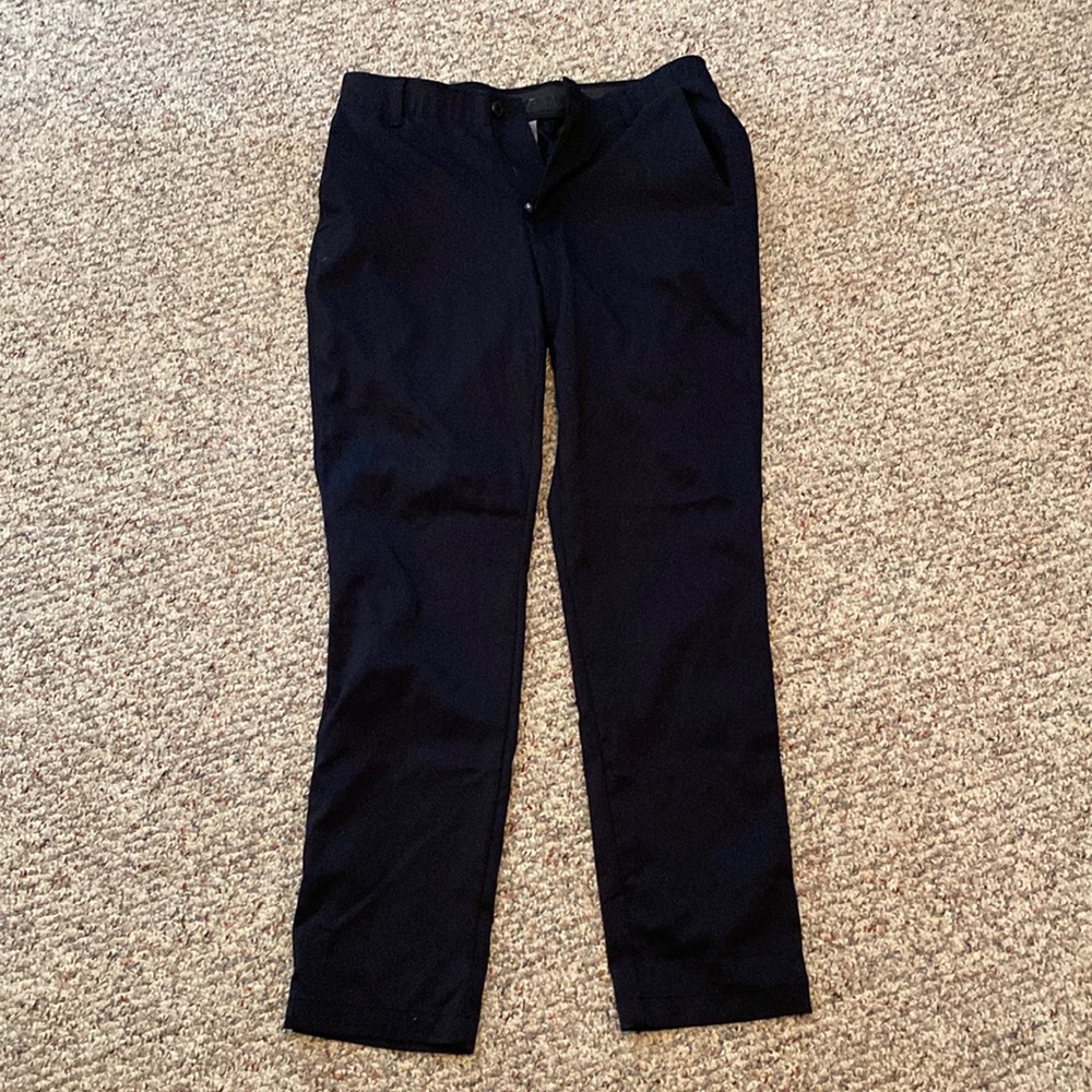 Men, Golf Pants, under armour, size 32x32, black